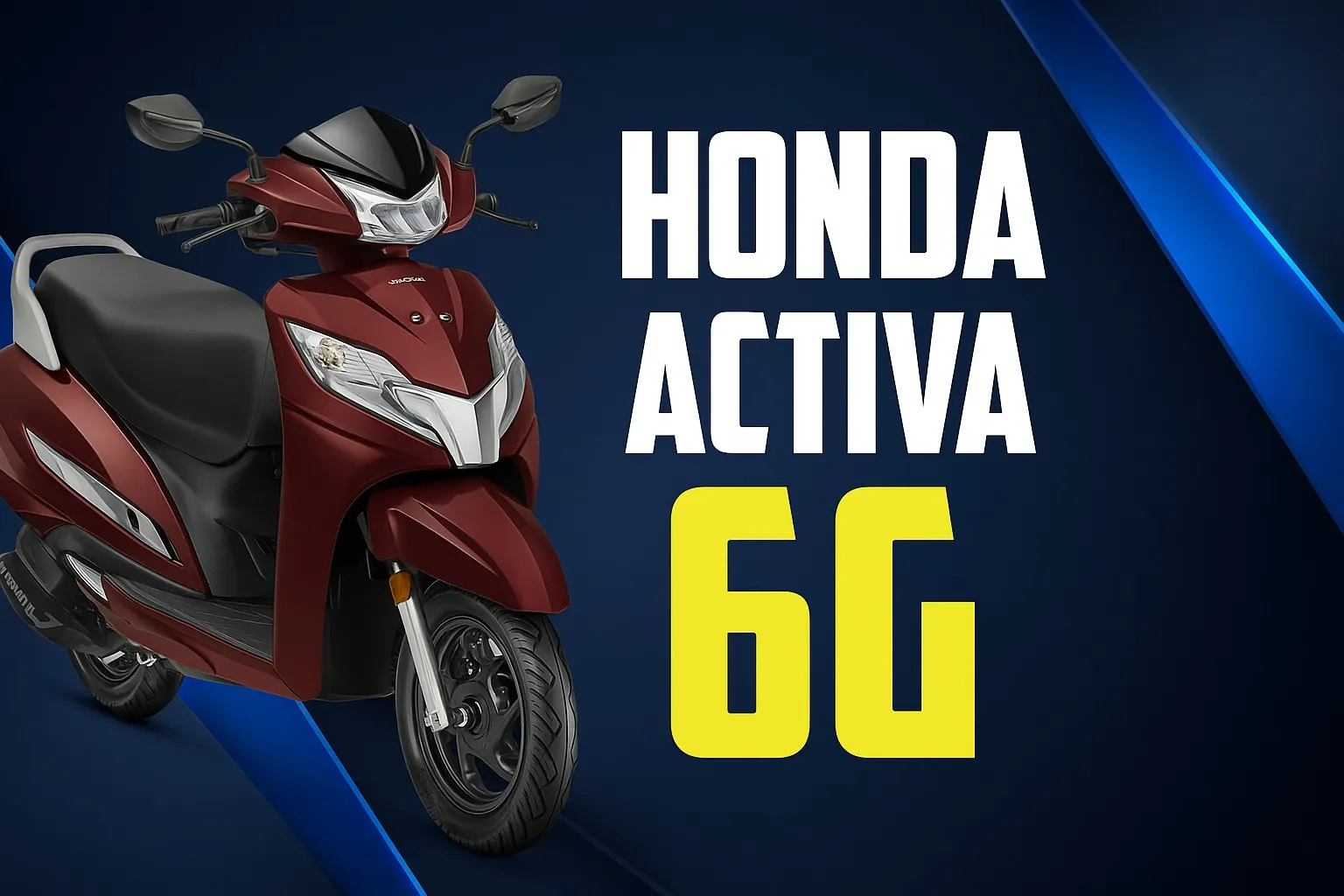 Honda Activa 6G – Smart, Refined & Ready for Today’s Rides